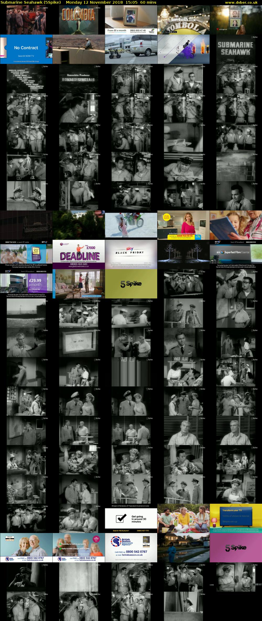 Submarine Seahawk (5Spike) Monday 12 November 2018 15:05 - 16:05