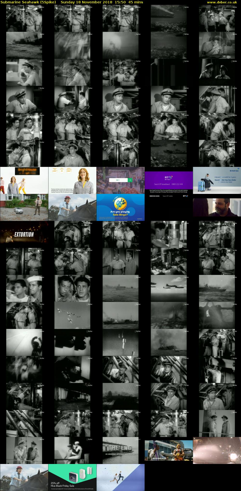 Submarine Seahawk (5Spike) Sunday 18 November 2018 15:50 - 16:35