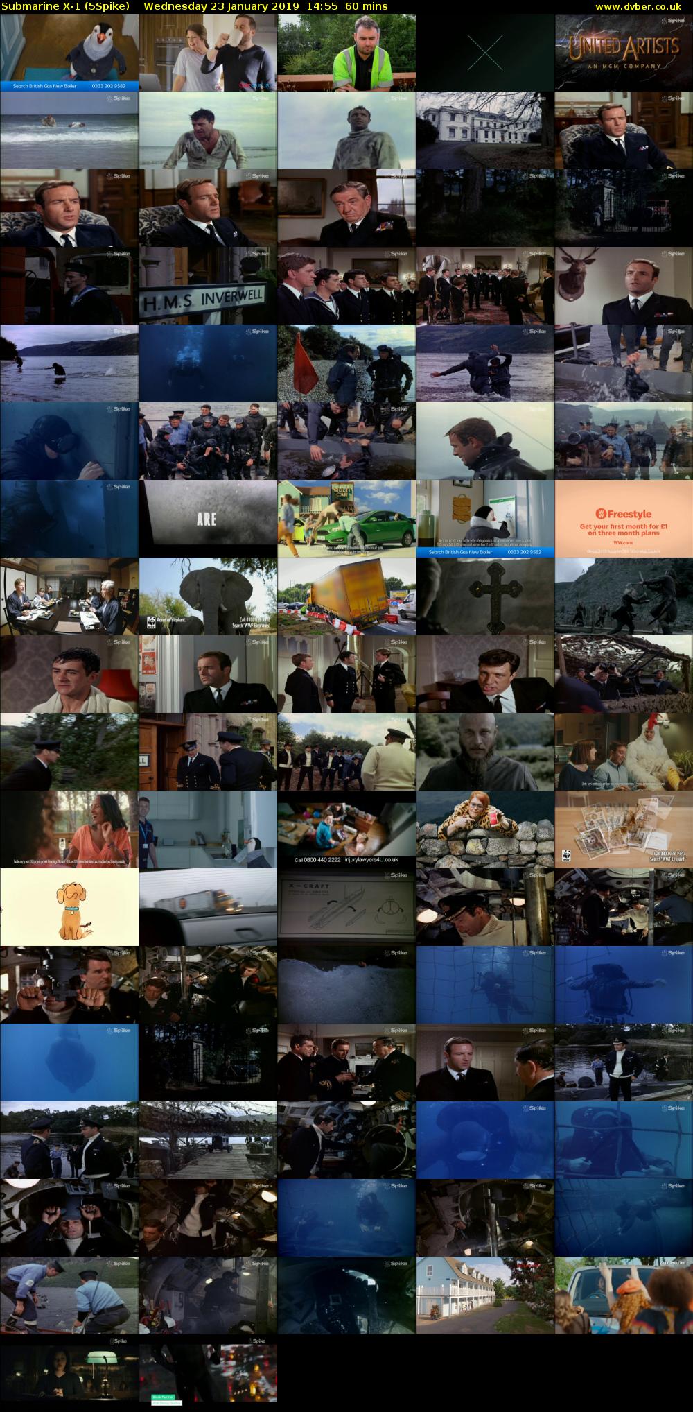 Submarine X-1 (5Spike) Wednesday 23 January 2019 14:55 - 15:55