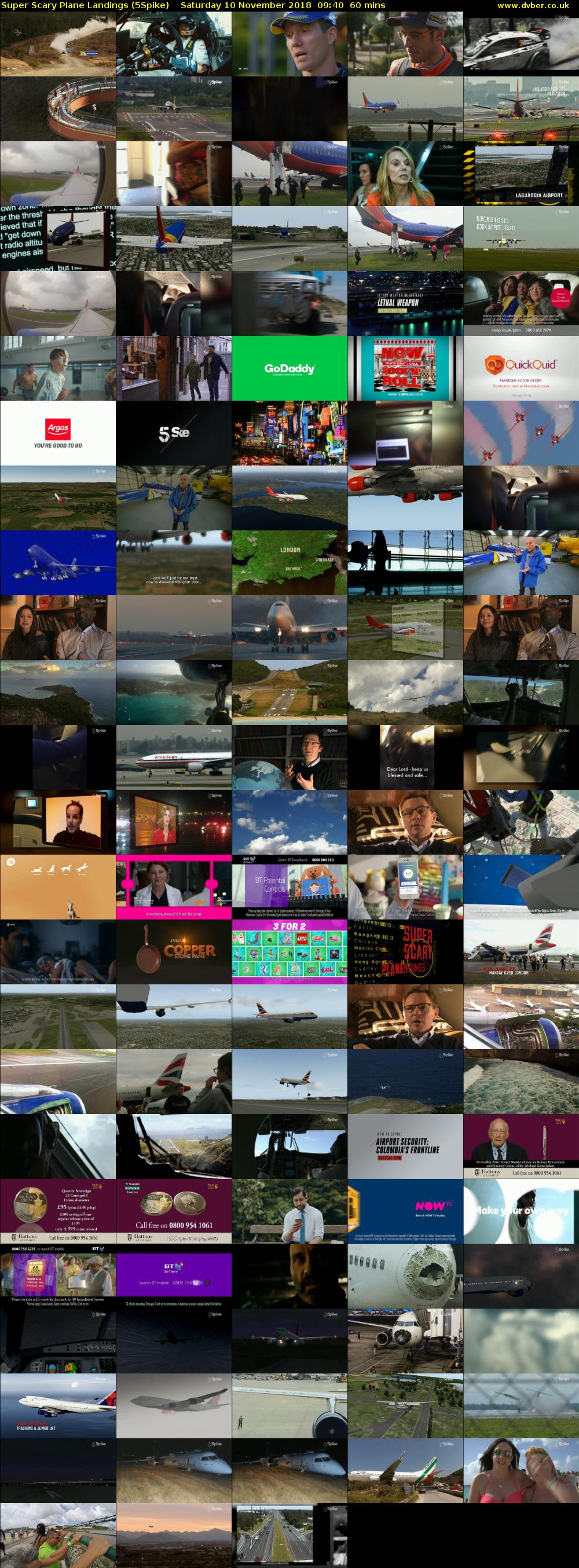 Super Scary Plane Landings (5Spike) Saturday 10 November 2018 09:40 - 10:40