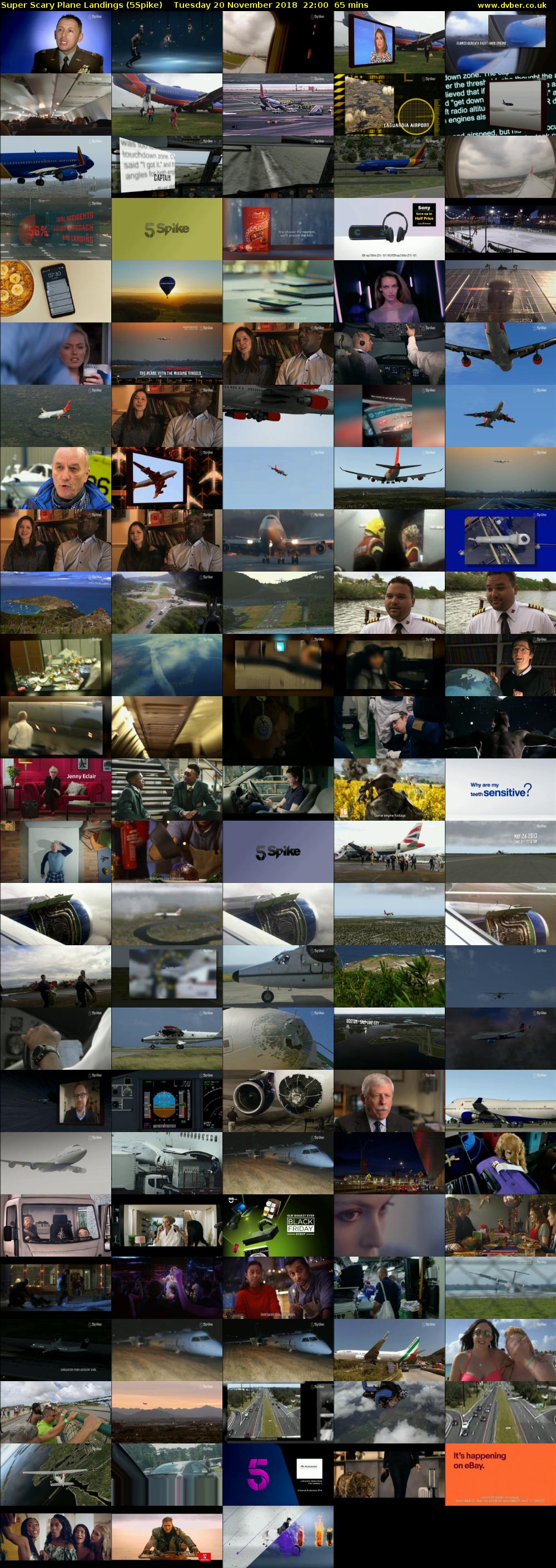 Super Scary Plane Landings (5Spike) Tuesday 20 November 2018 22:00 - 23:05