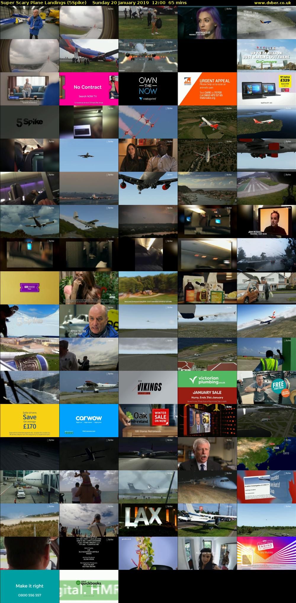 Super Scary Plane Landings (5Spike) Sunday 20 January 2019 12:00 - 13:05