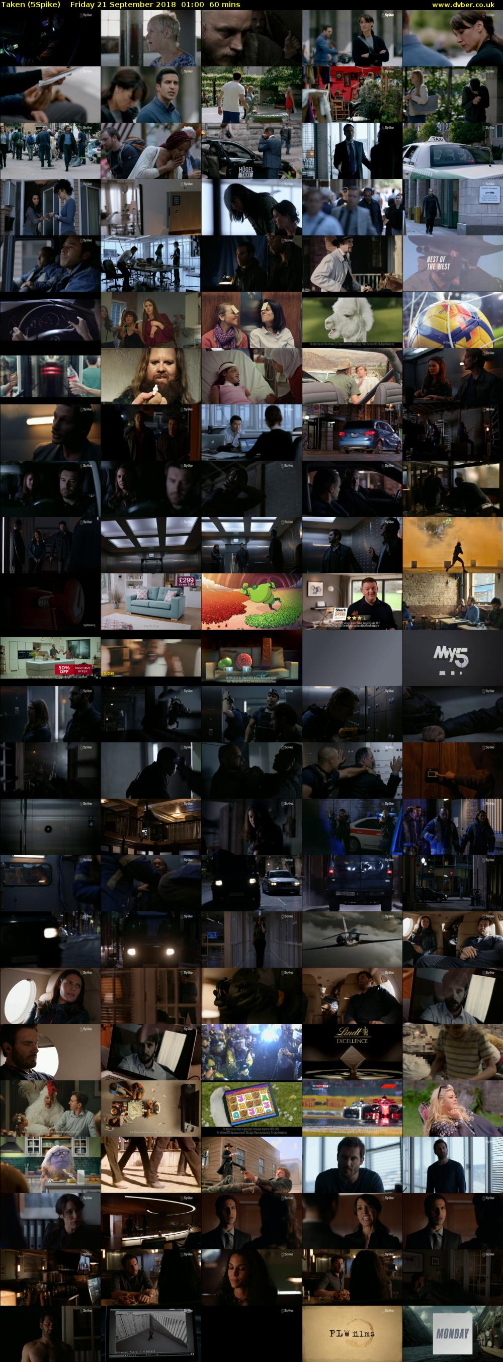 Taken (5Spike) Friday 21 September 2018 01:00 - 02:00
