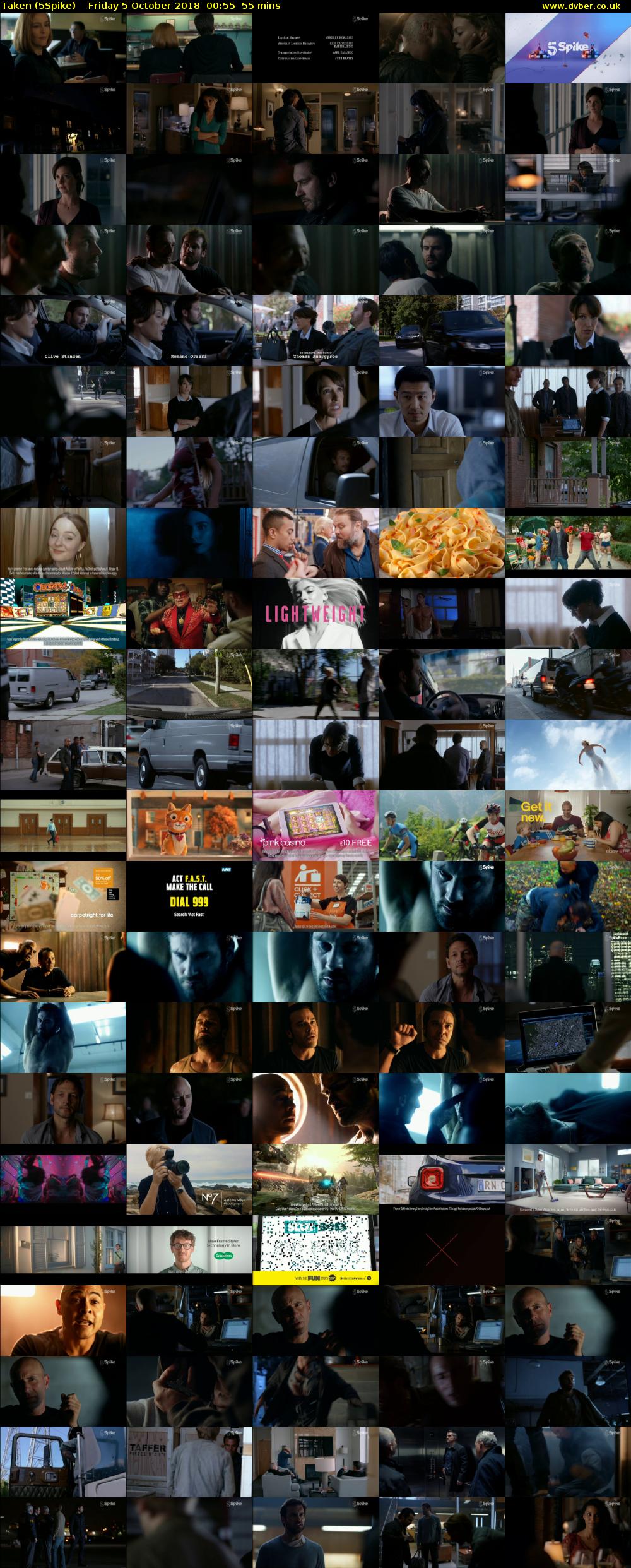 Taken (5Spike) Friday 5 October 2018 00:55 - 01:50