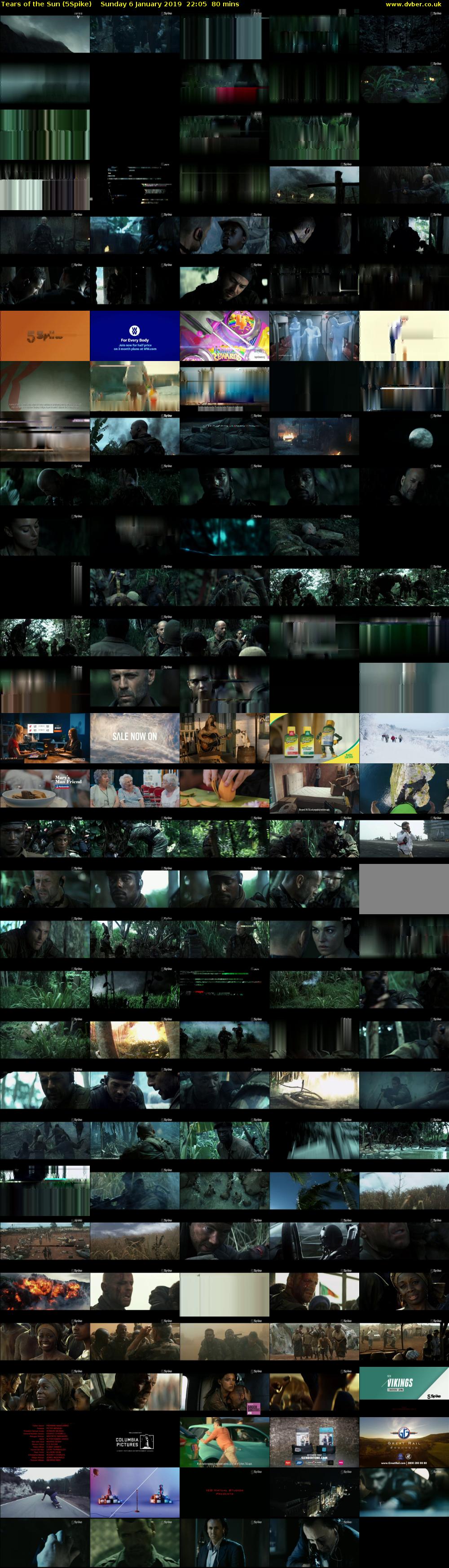 Tears of the Sun (5Spike) Sunday 6 January 2019 22:05 - 23:25