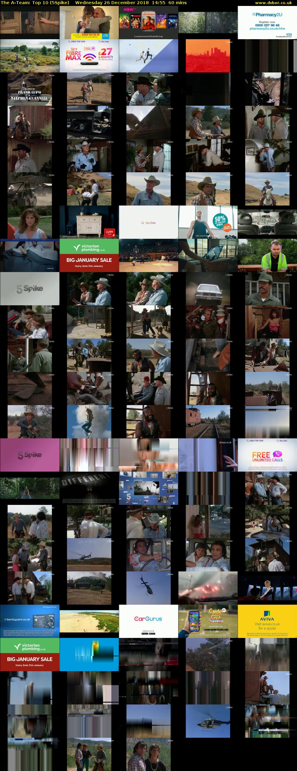 The A-Team: Top 10 (5Spike) Wednesday 26 December 2018 14:55 - 15:55