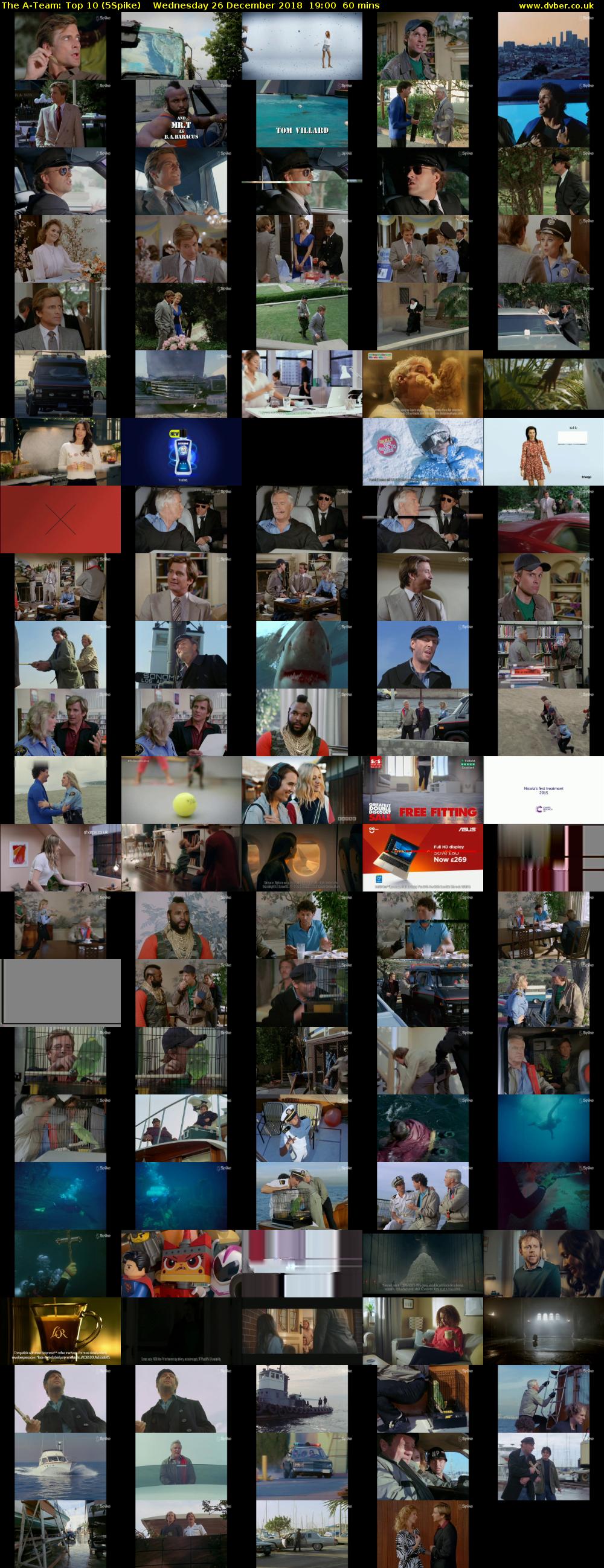 The A-Team: Top 10 (5Spike) Wednesday 26 December 2018 19:00 - 20:00