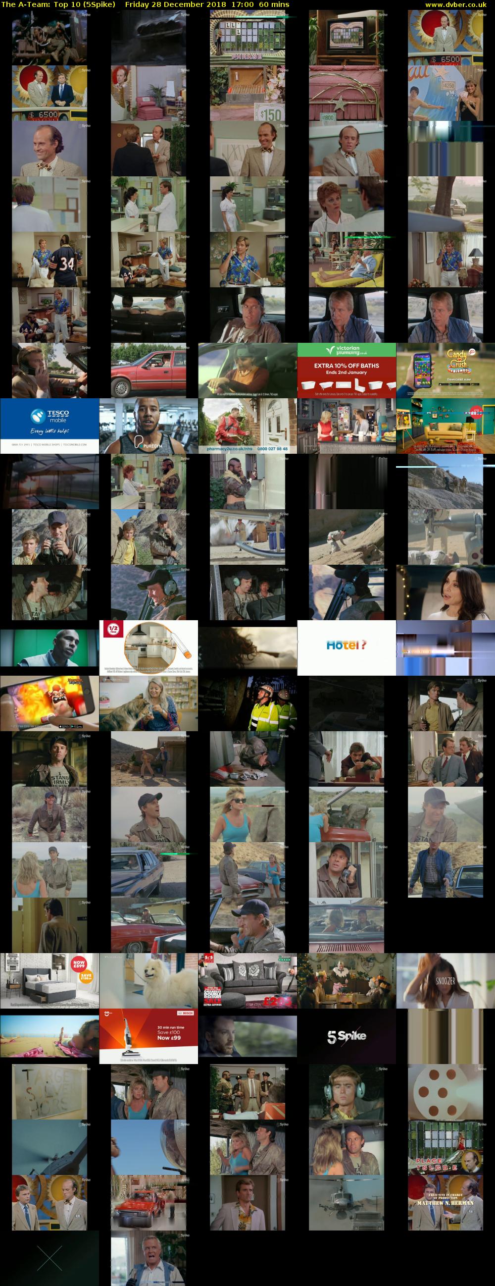 The A-Team: Top 10 (5Spike) Friday 28 December 2018 17:00 - 18:00
