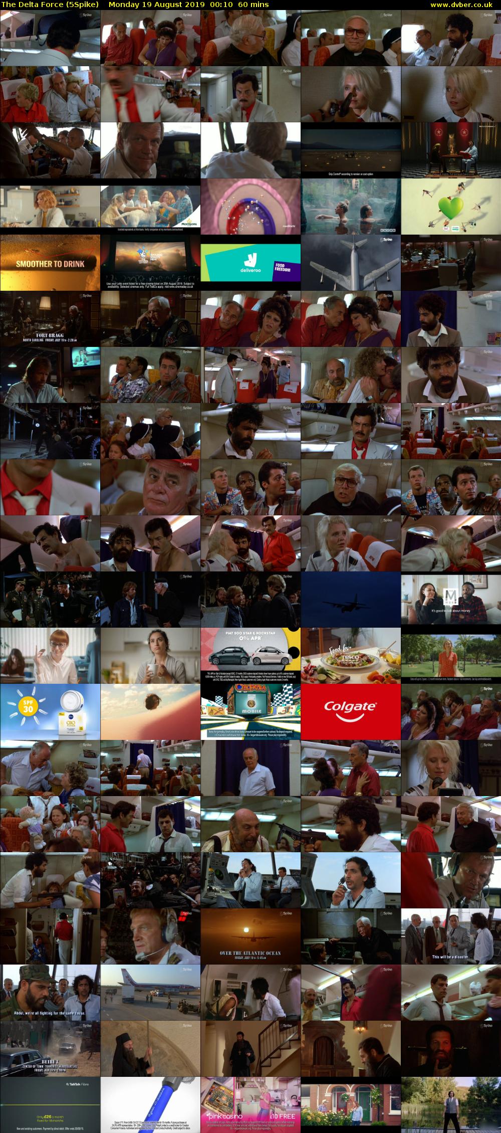 The Delta Force (5Spike) Monday 19 August 2019 00:10 - 01:10