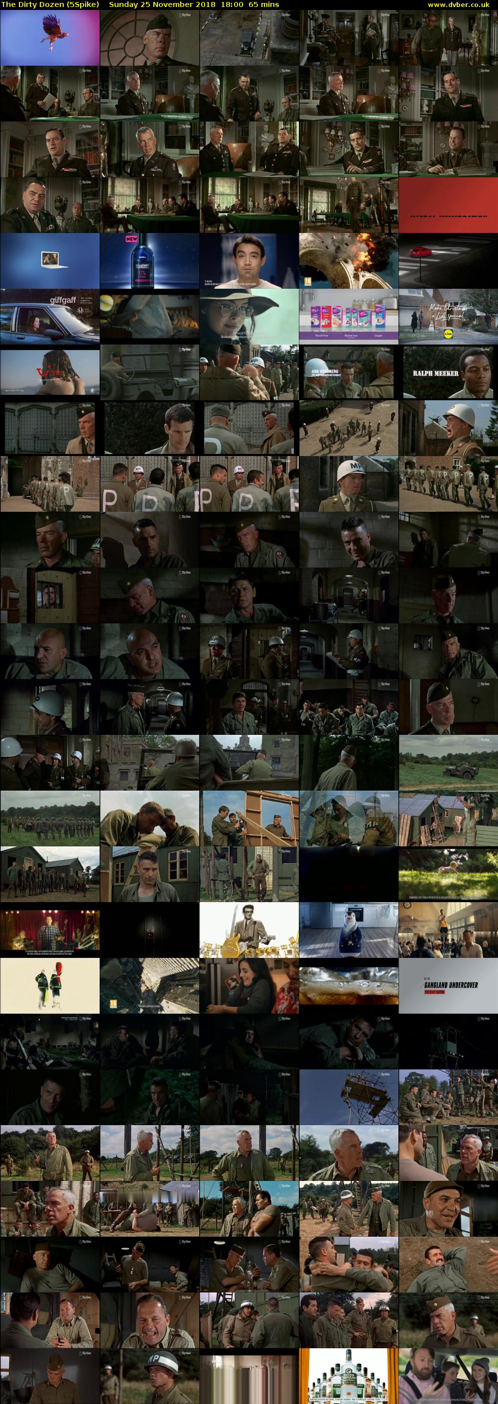 The Dirty Dozen (5Spike) Sunday 25 November 2018 18:00 - 19:05