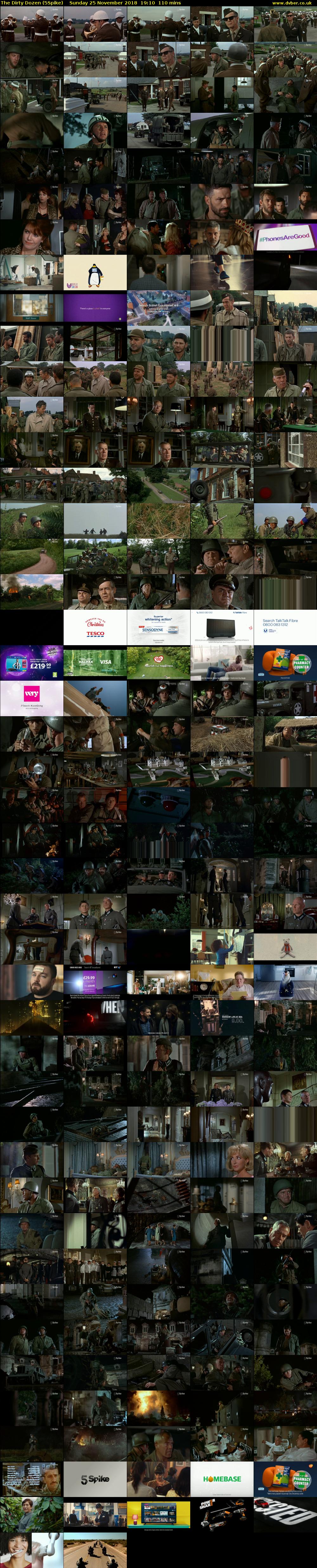 The Dirty Dozen (5Spike) Sunday 25 November 2018 19:10 - 21:00