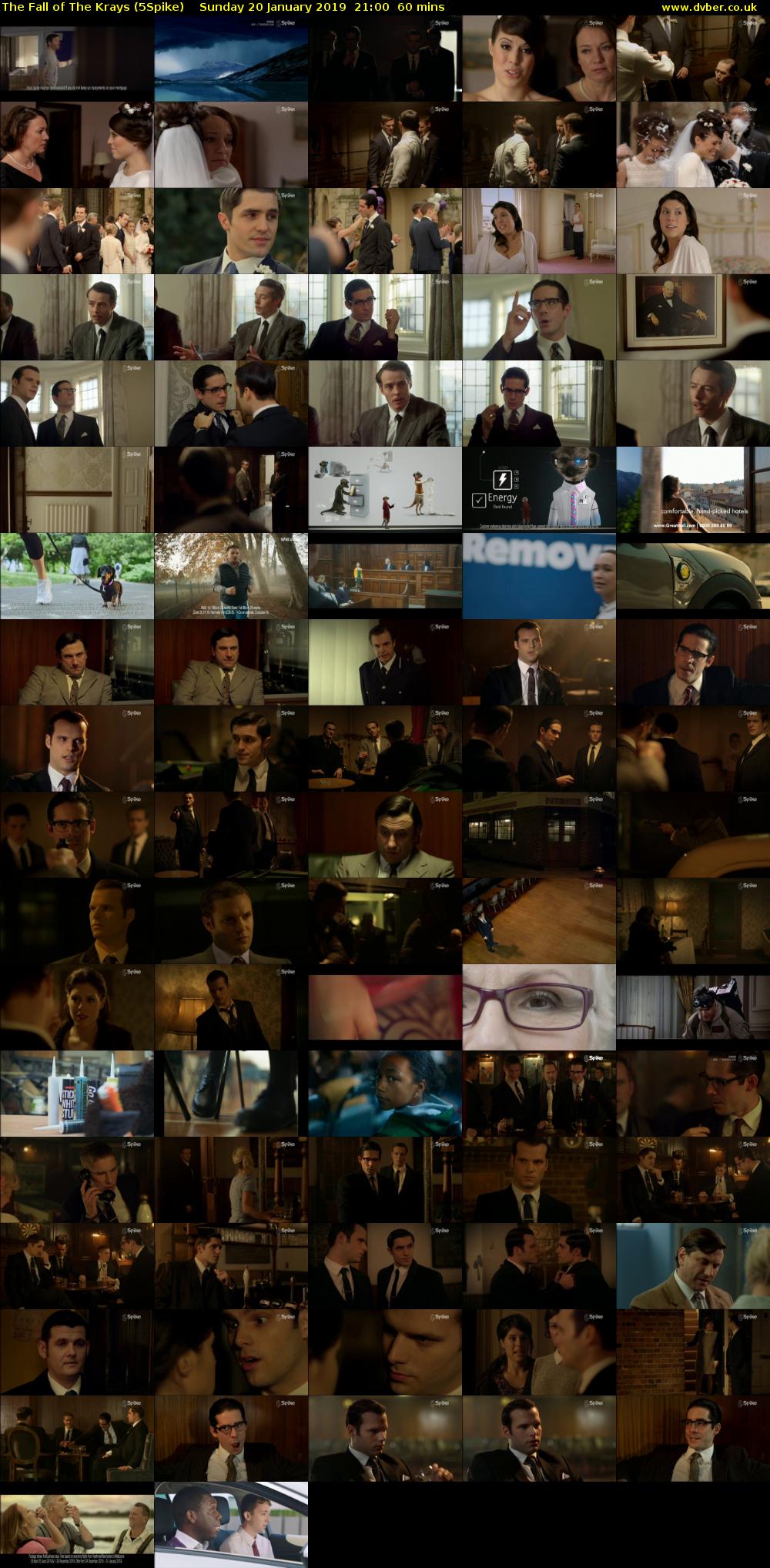 The Fall of The Krays (5Spike) Sunday 20 January 2019 21:00 - 22:00