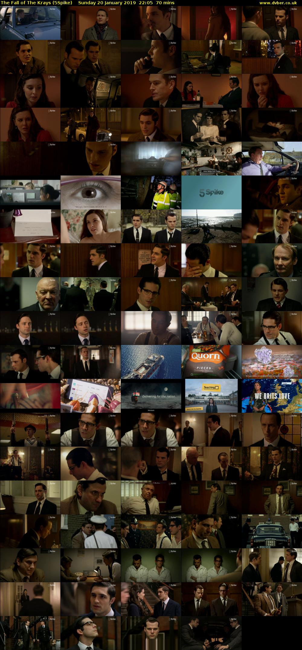 The Fall of The Krays (5Spike) Sunday 20 January 2019 22:05 - 23:15