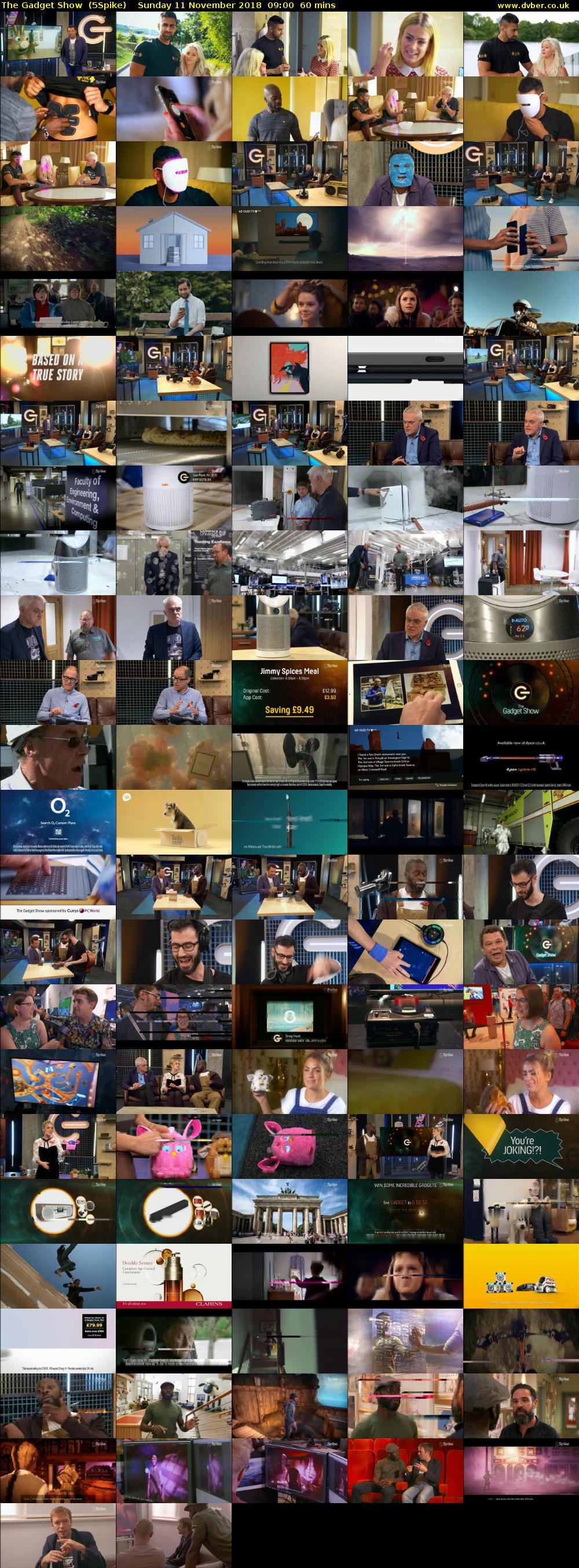 The Gadget Show  (5Spike) Sunday 11 November 2018 09:00 - 10:00