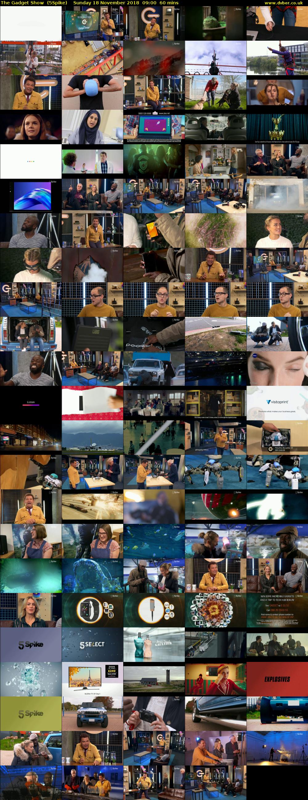The Gadget Show  (5Spike) Sunday 18 November 2018 09:00 - 10:00