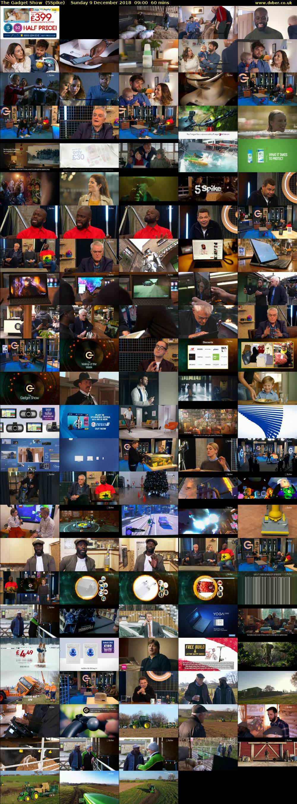 The Gadget Show  (5Spike) Sunday 9 December 2018 09:00 - 10:00