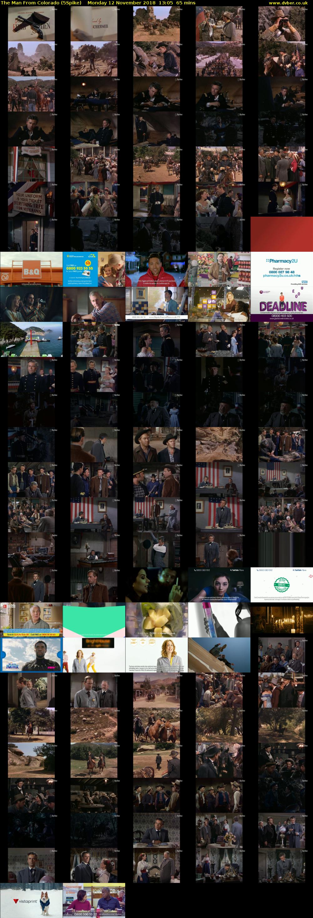 The Man From Colorado (5Spike) Monday 12 November 2018 13:05 - 14:10