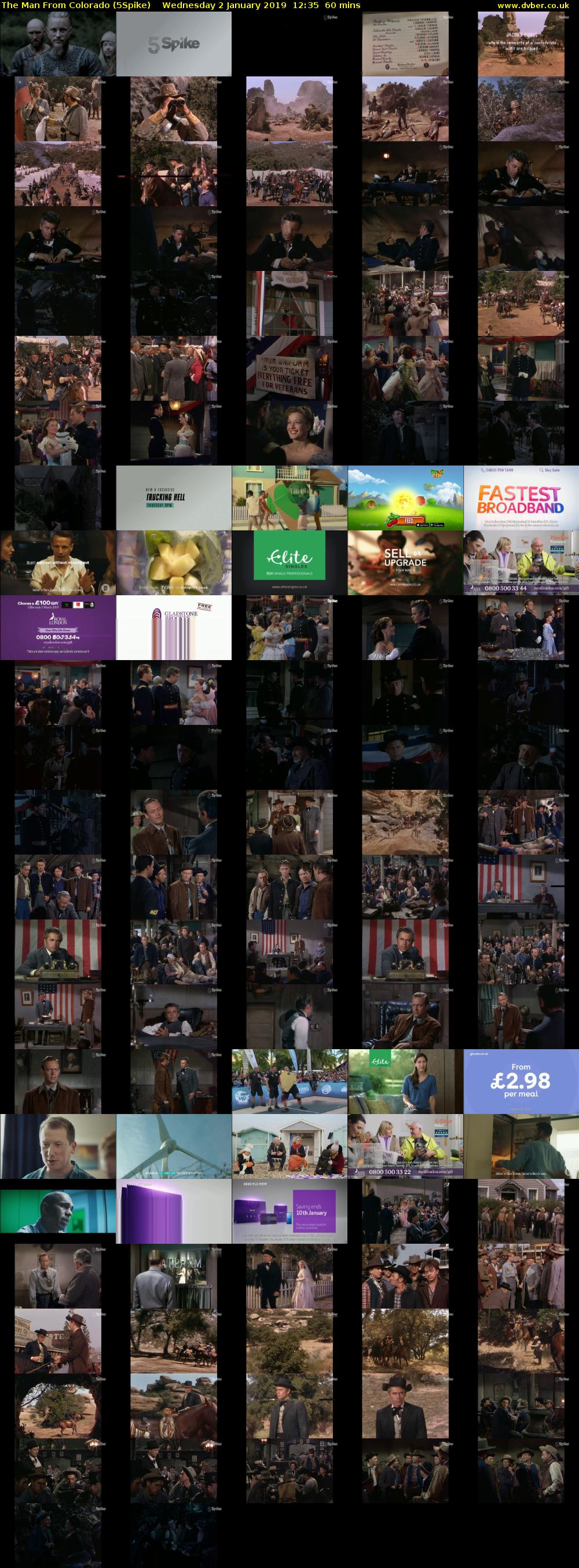 The Man From Colorado (5Spike) Wednesday 2 January 2019 12:35 - 13:35