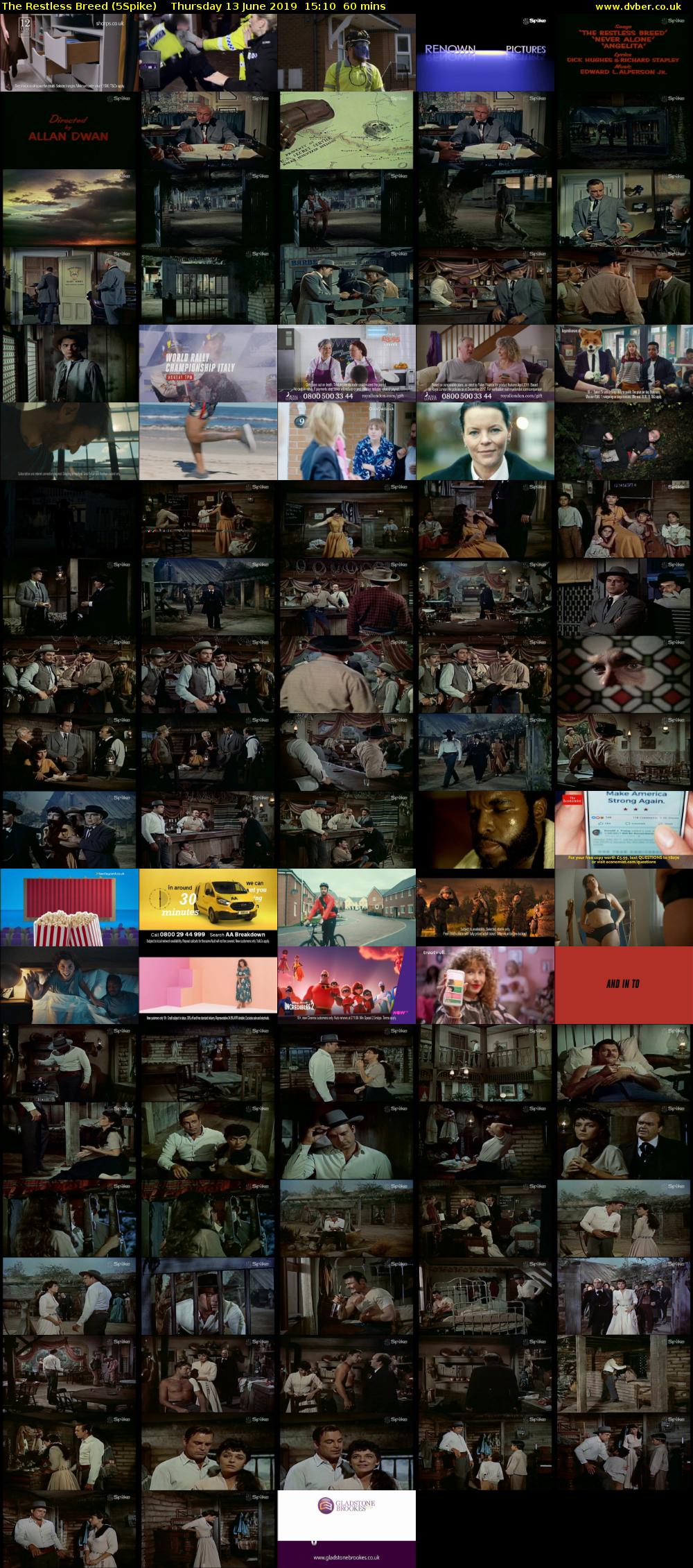 The Restless Breed (5Spike) Thursday 13 June 2019 15:10 - 16:10