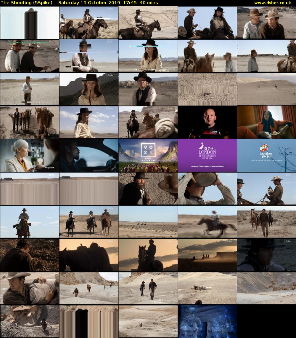 The Shooting (5Spike) Saturday 19 October 2019 17:45 - 18:25