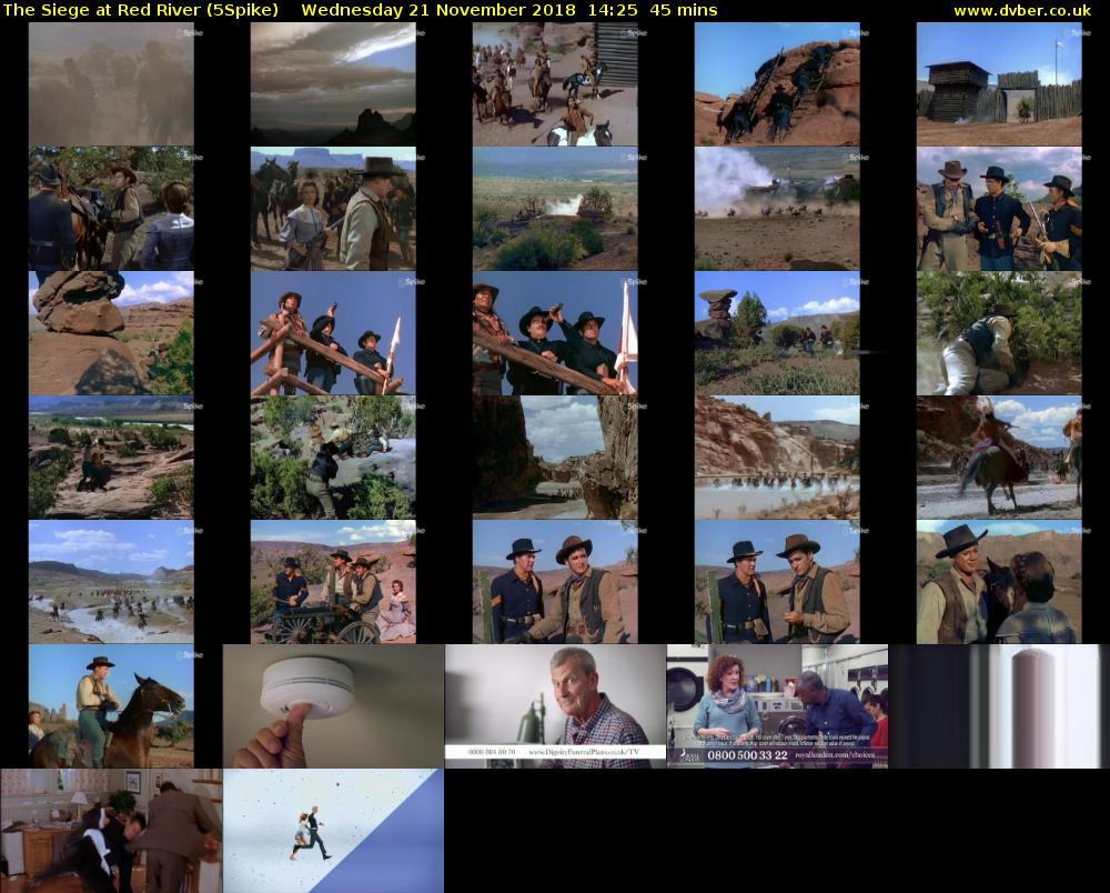 The Siege at Red River (5Spike) Wednesday 21 November 2018 14:25 - 15:10