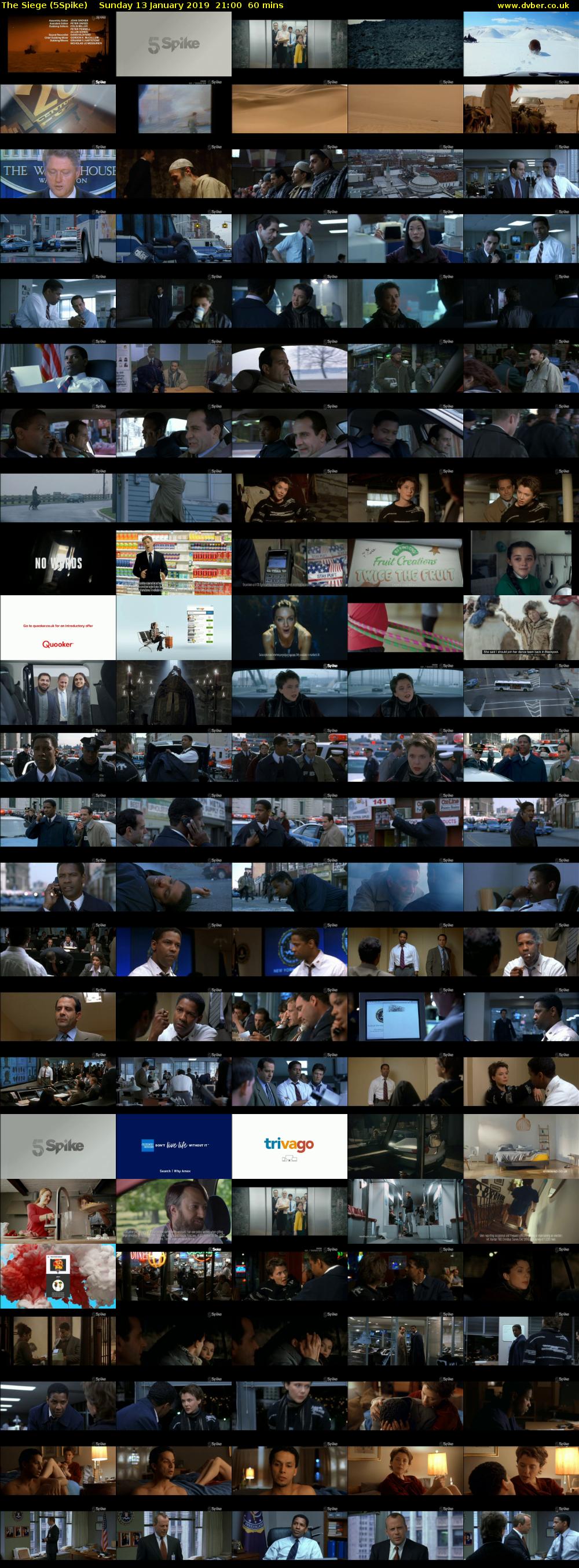 The Siege (5Spike) Sunday 13 January 2019 21:00 - 22:00