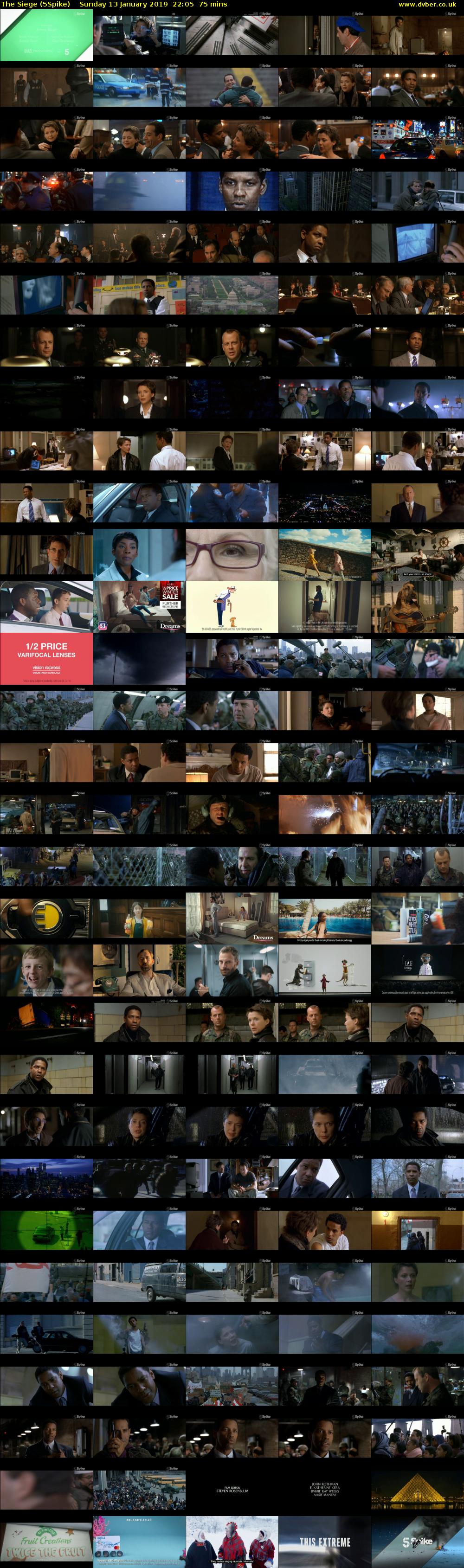 The Siege (5Spike) Sunday 13 January 2019 22:05 - 23:20