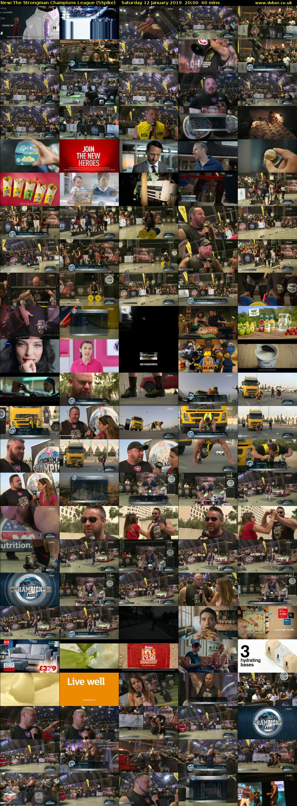 The Strongman Champions League (5Spike) Saturday 12 January 2019 20:00 - 21:00