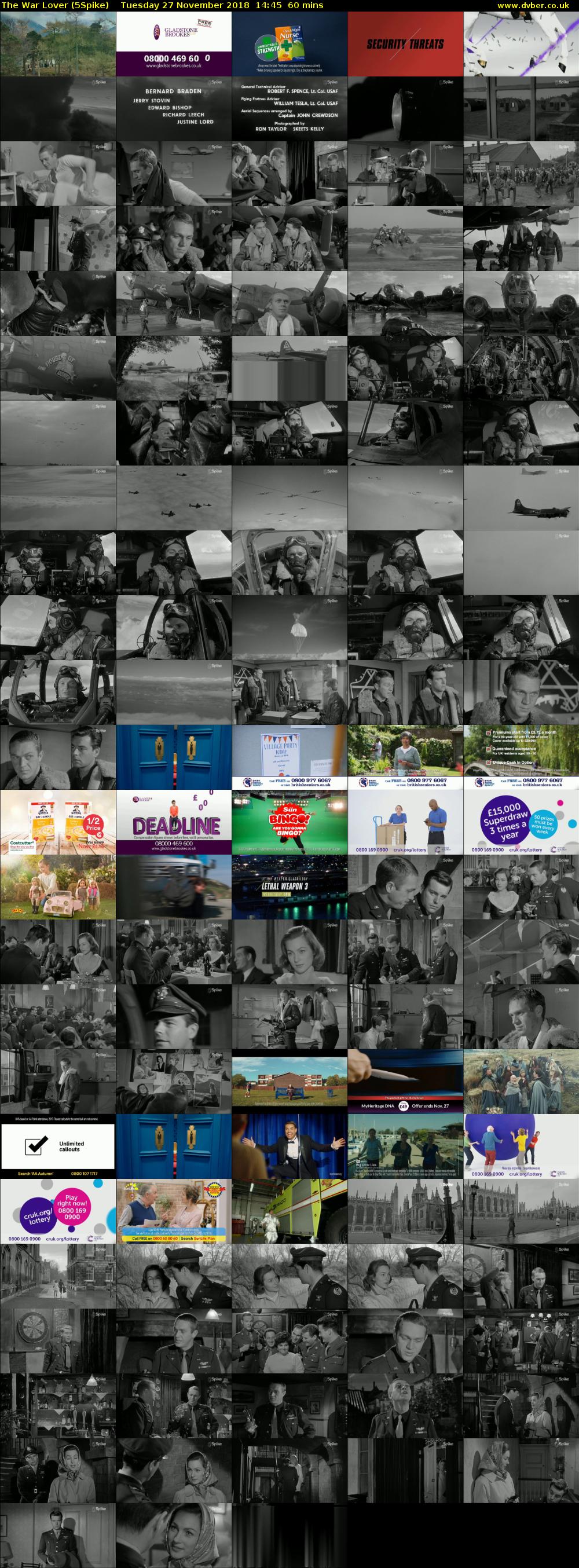 The War Lover (5Spike) Tuesday 27 November 2018 14:45 - 15:45