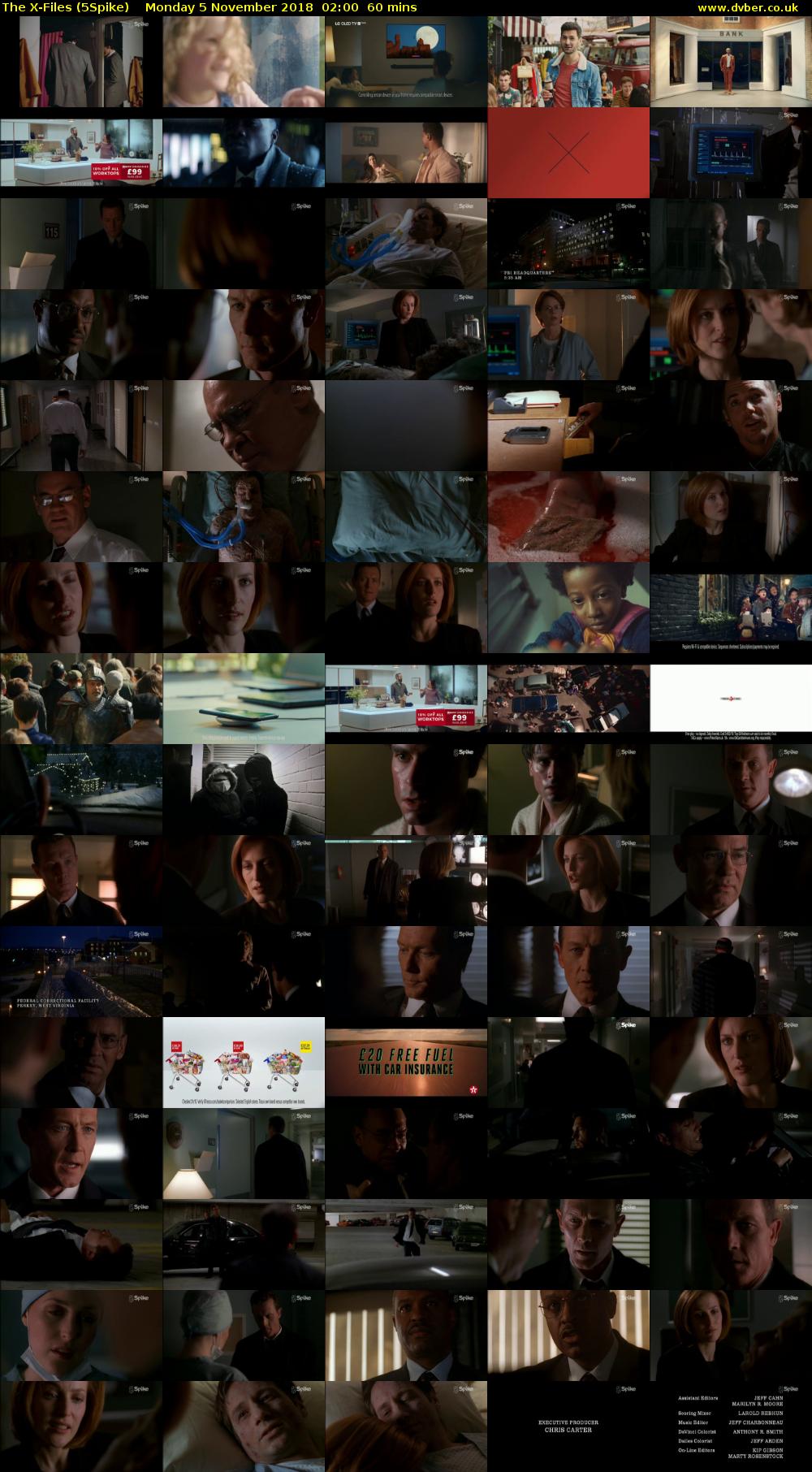 The X-Files (5Spike) Monday 5 November 2018 02:00 - 03:00