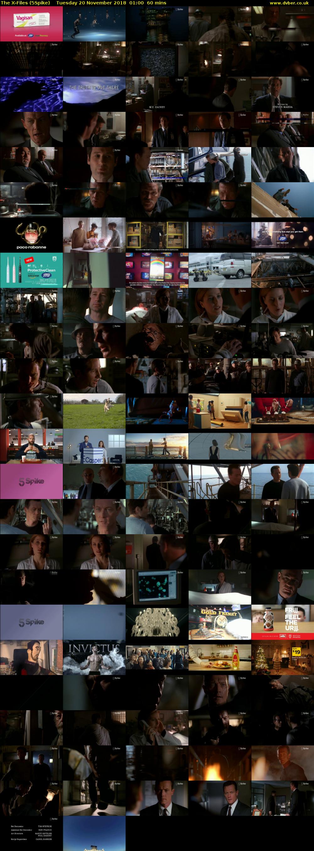 The X-Files (5Spike) Tuesday 20 November 2018 01:00 - 02:00