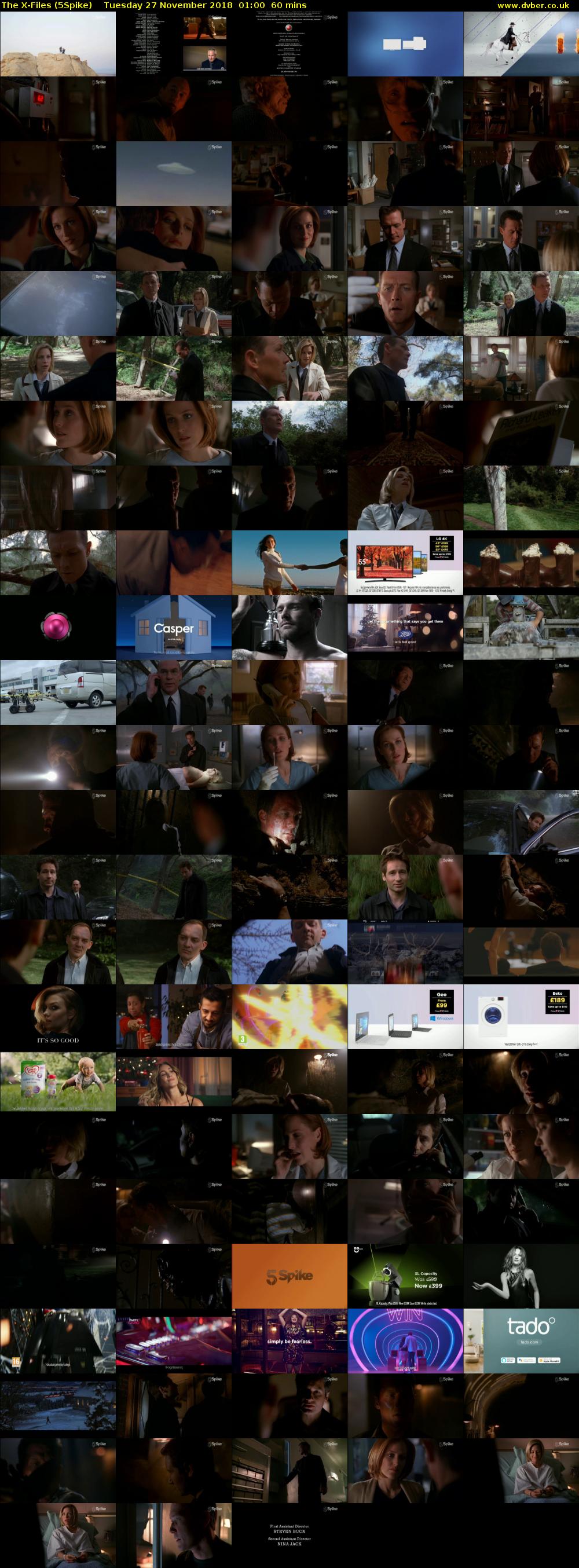 The X-Files (5Spike) Tuesday 27 November 2018 01:00 - 02:00