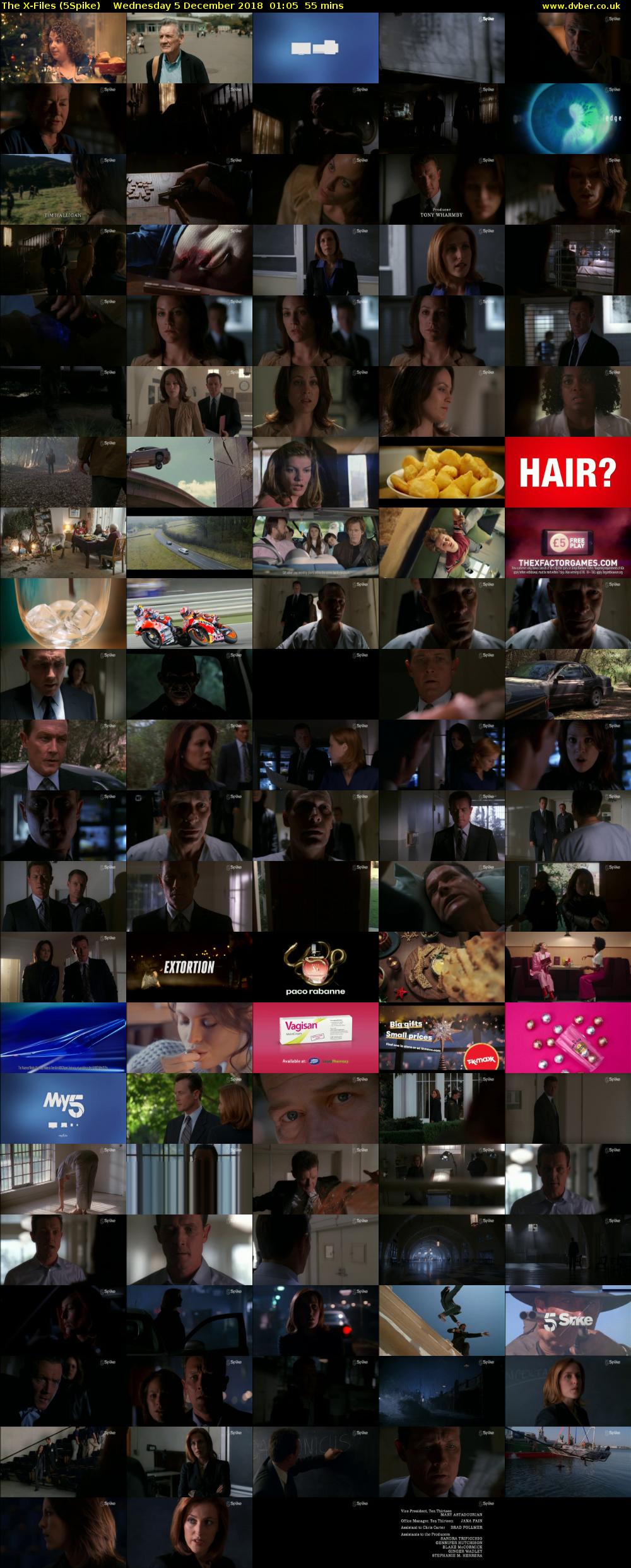 The X-Files (5Spike) Wednesday 5 December 2018 01:05 - 02:00