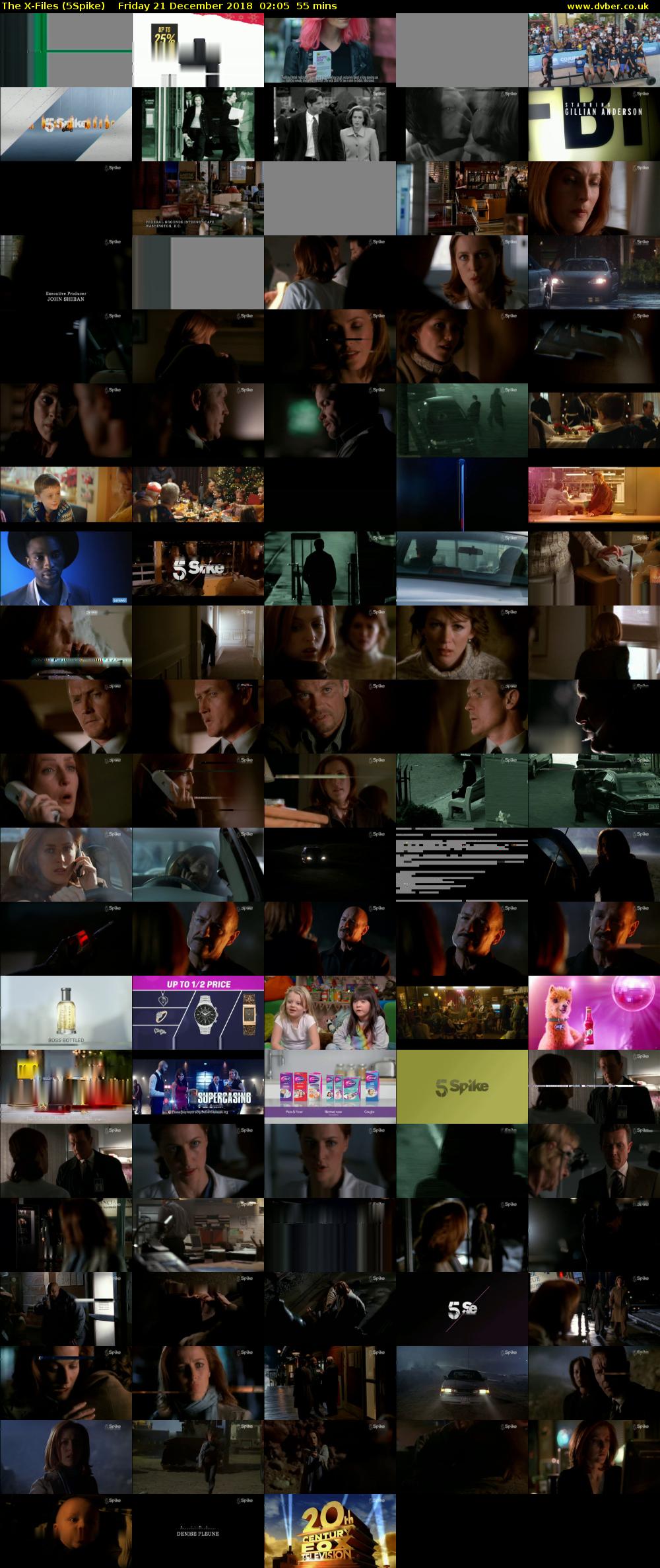 The X-Files (5Spike) Friday 21 December 2018 02:05 - 03:00