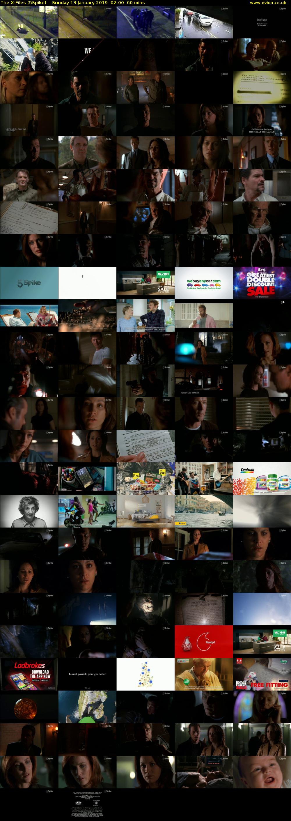 The X-Files (5Spike) Sunday 13 January 2019 02:00 - 03:00