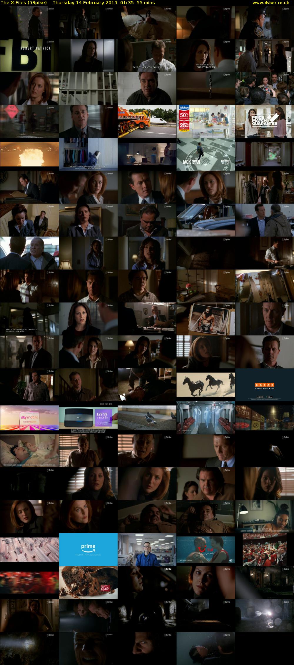 The X-Files (5Spike) Thursday 14 February 2019 01:35 - 02:30