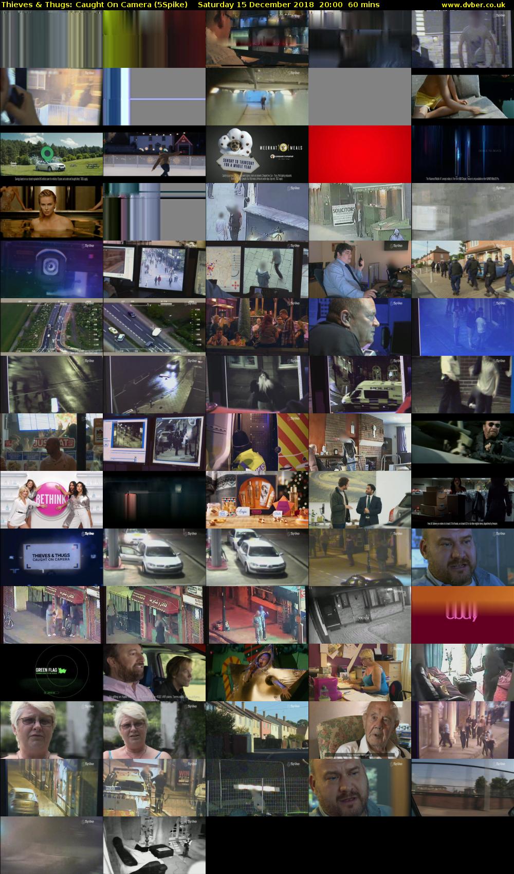 Thieves & Thugs: Caught On Camera (5Spike) Saturday 15 December 2018 20:00 - 21:00