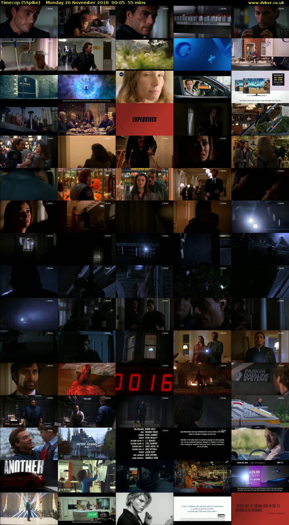 Timecop (5Spike) Monday 26 November 2018 00:05 - 01:00