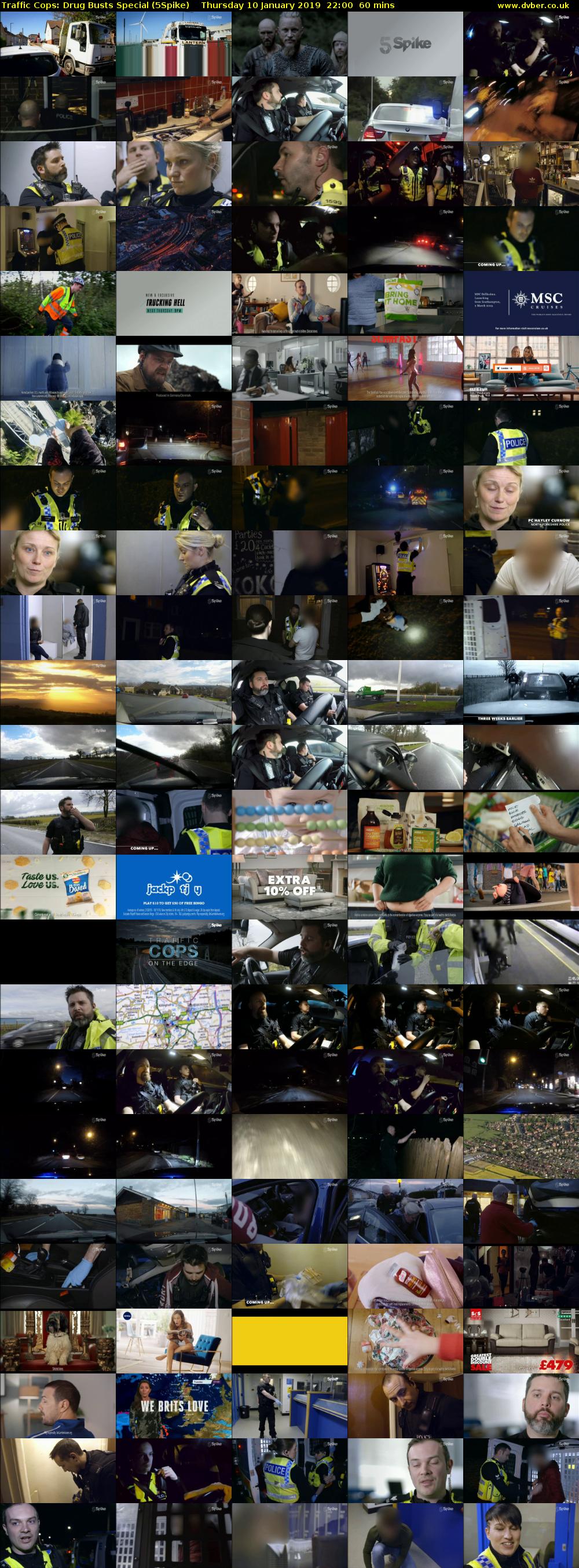 Traffic Cops: Drug Busts Special (5Spike) Thursday 10 January 2019 22:00 - 23:00