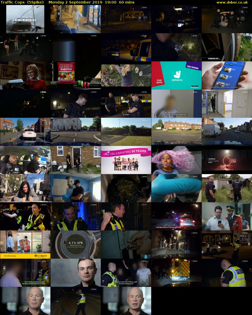 Traffic Cops  (5Spike) Monday 2 September 2019 19:00 - 20:00