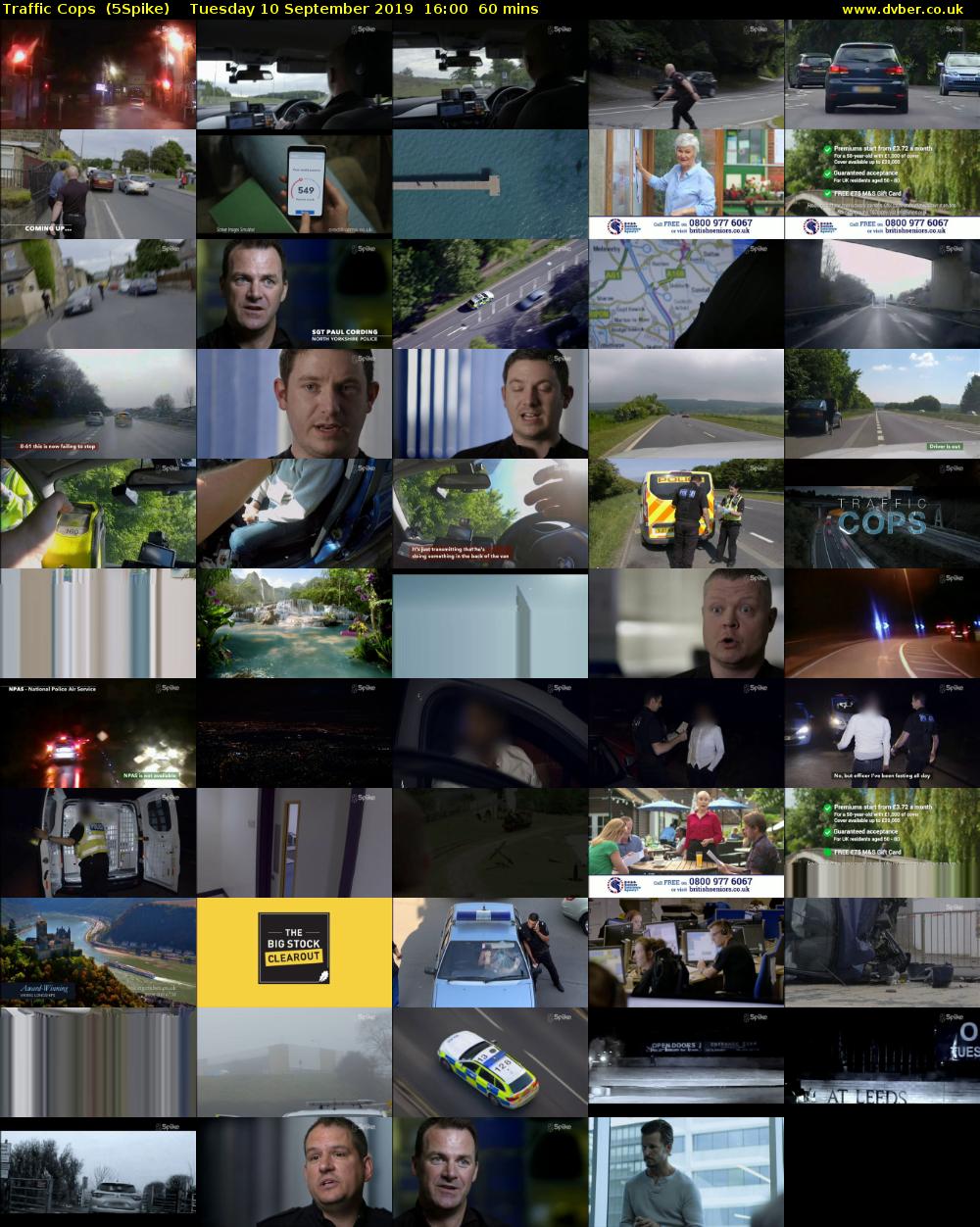 Traffic Cops  (5Spike) Tuesday 10 September 2019 16:00 - 17:00