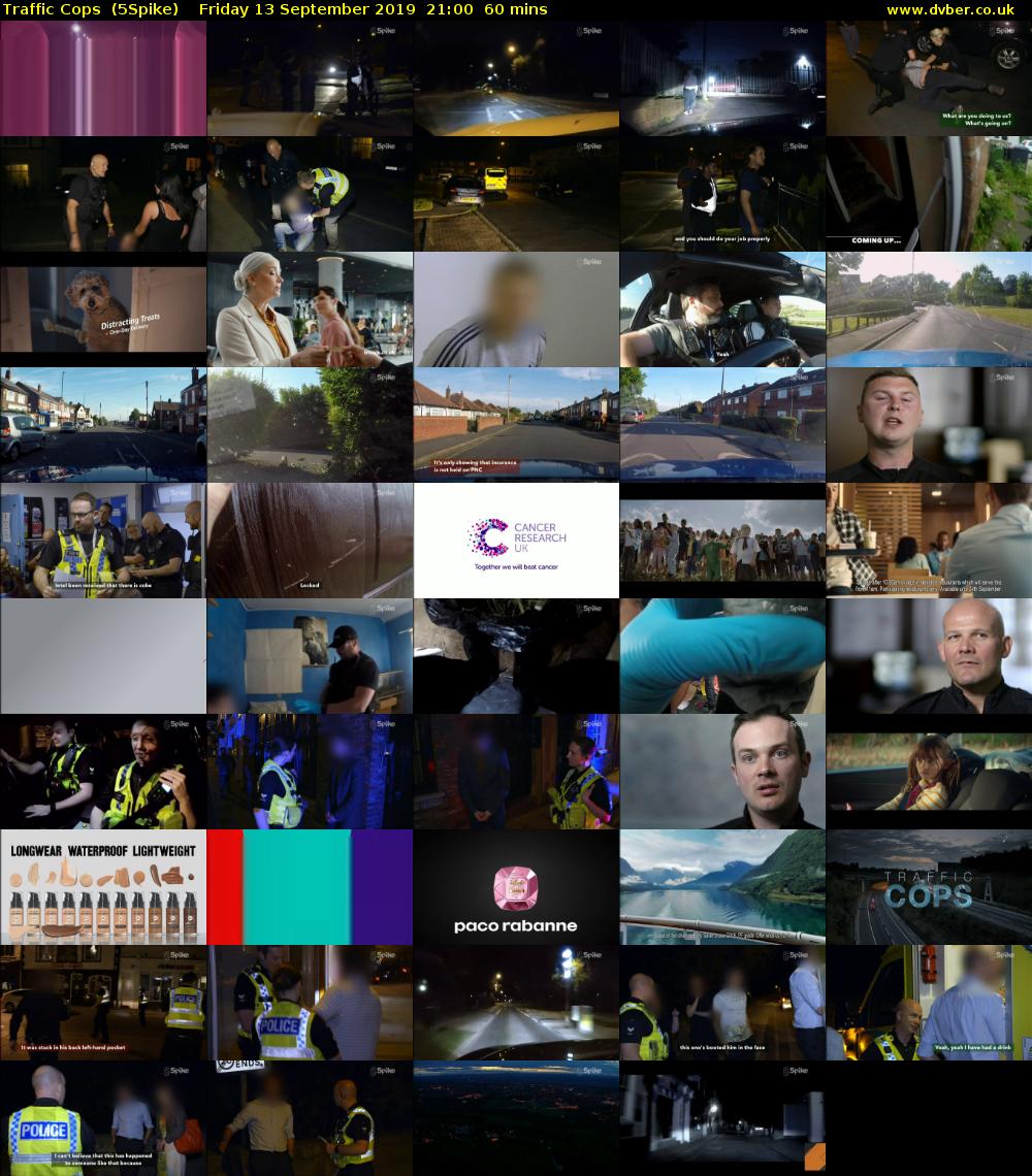 Traffic Cops  (5Spike) Friday 13 September 2019 21:00 - 22:00