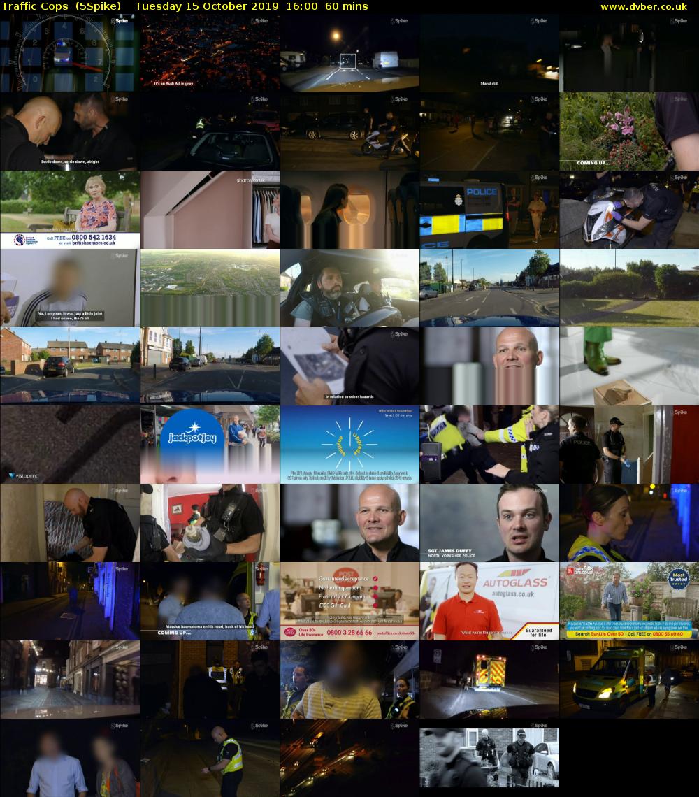 Traffic Cops  (5Spike) Tuesday 15 October 2019 16:00 - 17:00