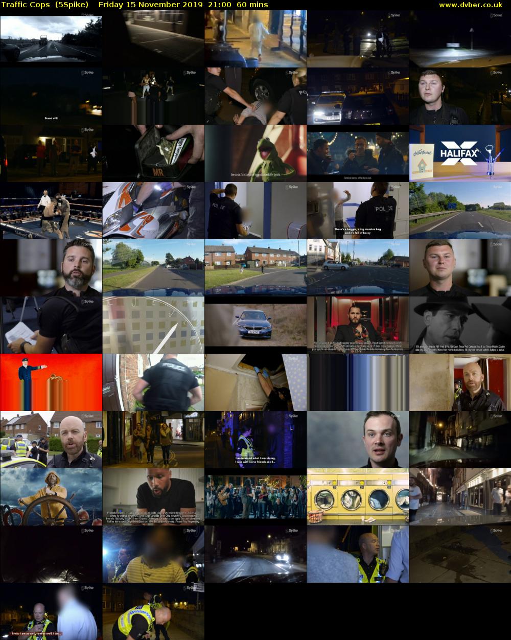 Traffic Cops  (5Spike) Friday 15 November 2019 21:00 - 22:00