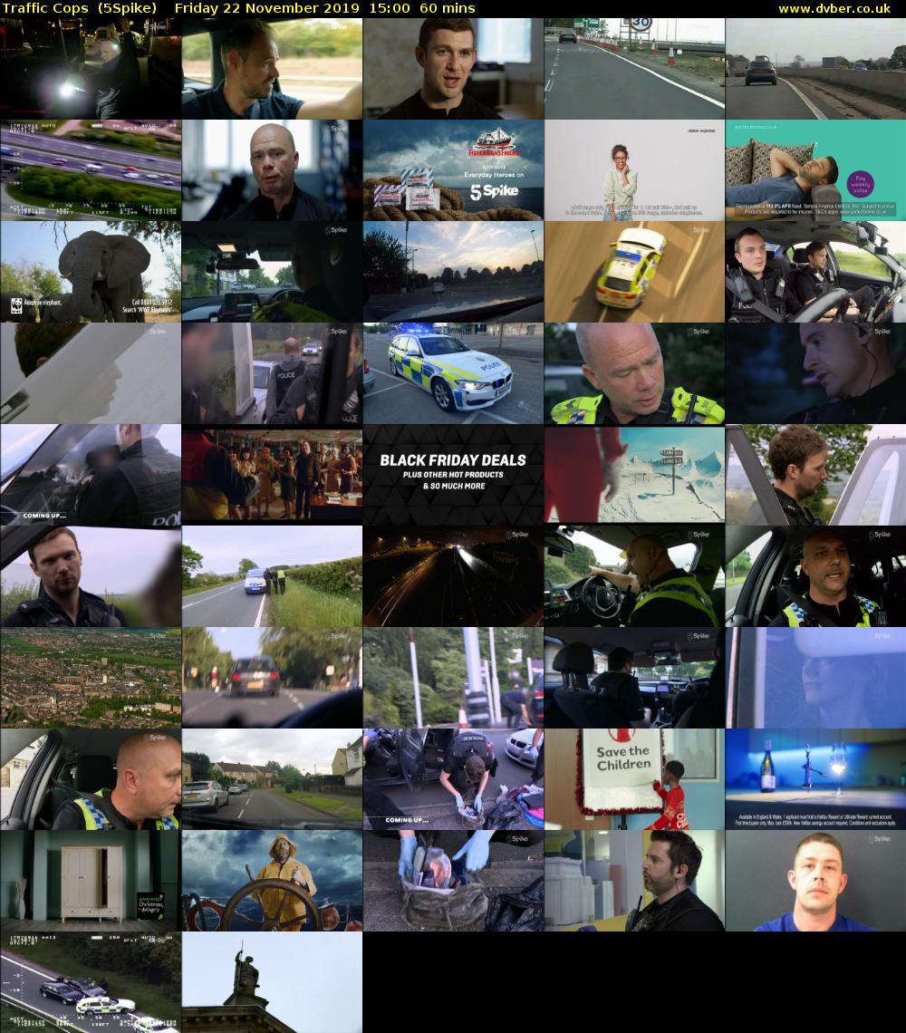 Traffic Cops  (5Spike) Friday 22 November 2019 15:00 - 16:00