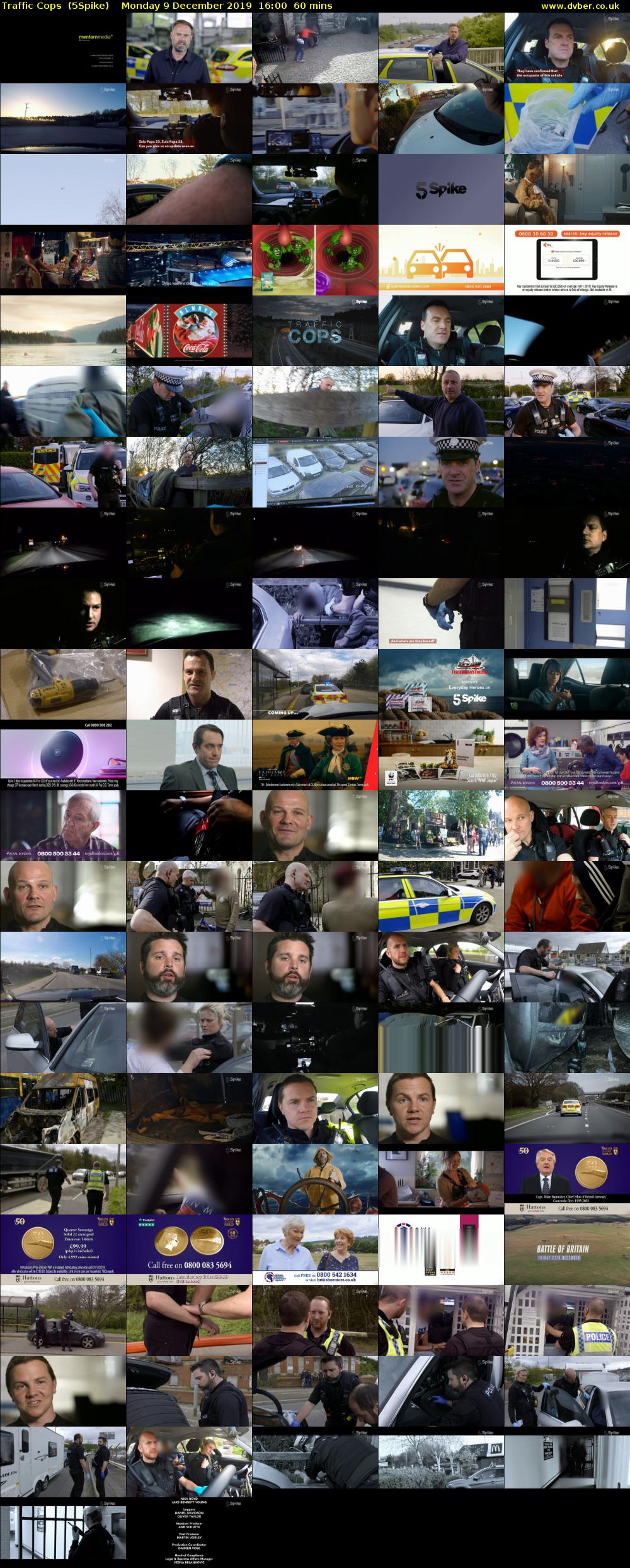 Traffic Cops  (5Spike) Monday 9 December 2019 16:00 - 17:00