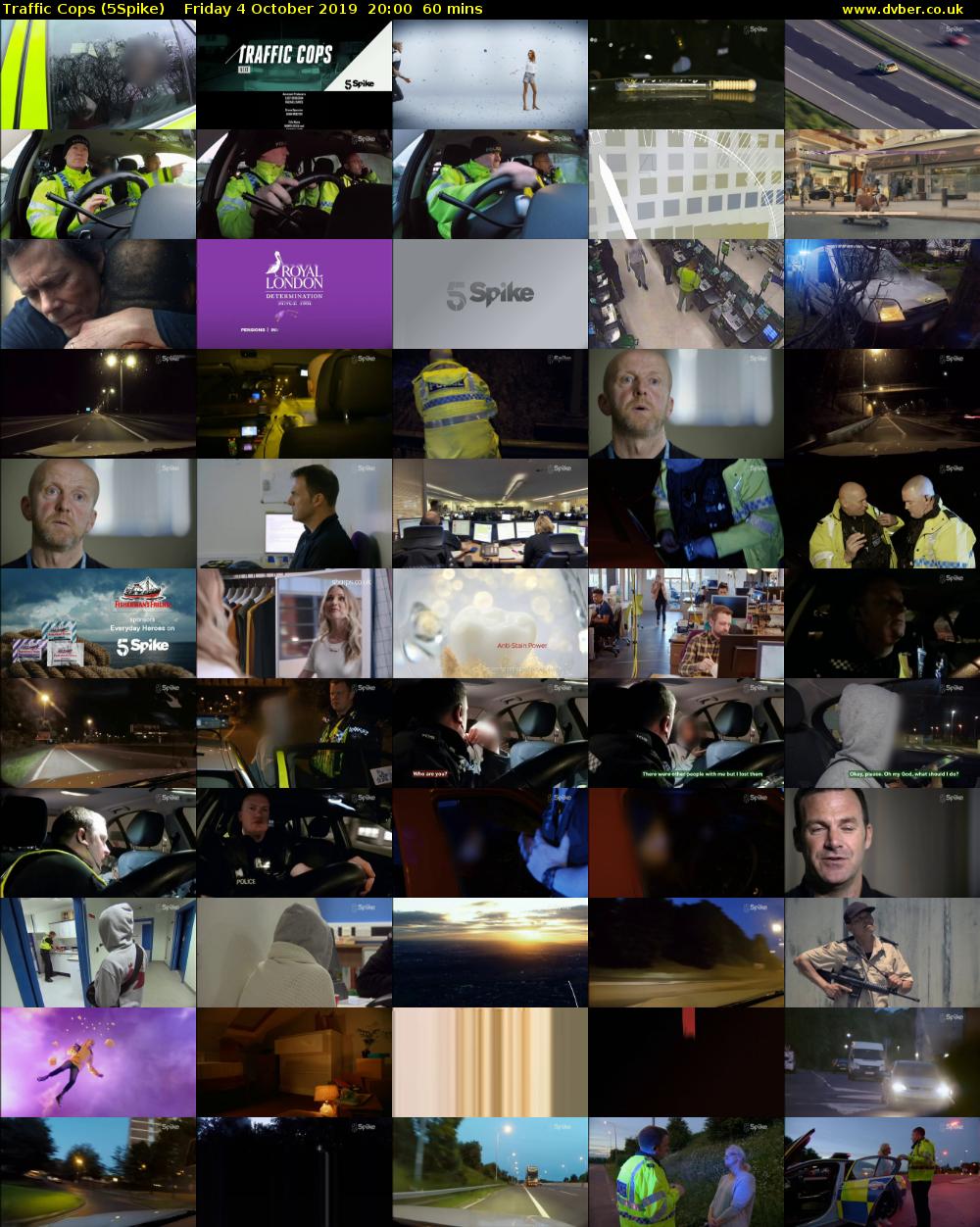 Traffic Cops (5Spike) Friday 4 October 2019 20:00 - 21:00