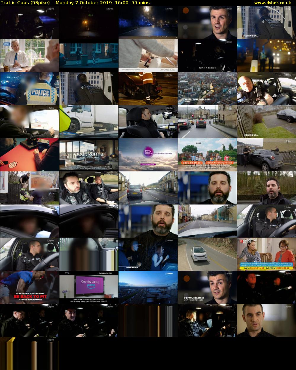Traffic Cops (5Spike) Monday 7 October 2019 16:00 - 16:55