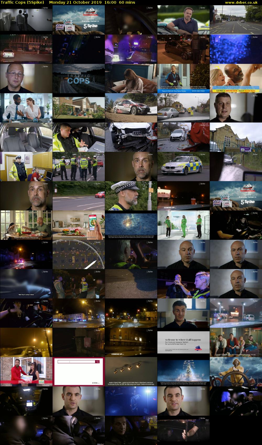 Traffic Cops (5Spike) Monday 21 October 2019 16:00 - 17:00
