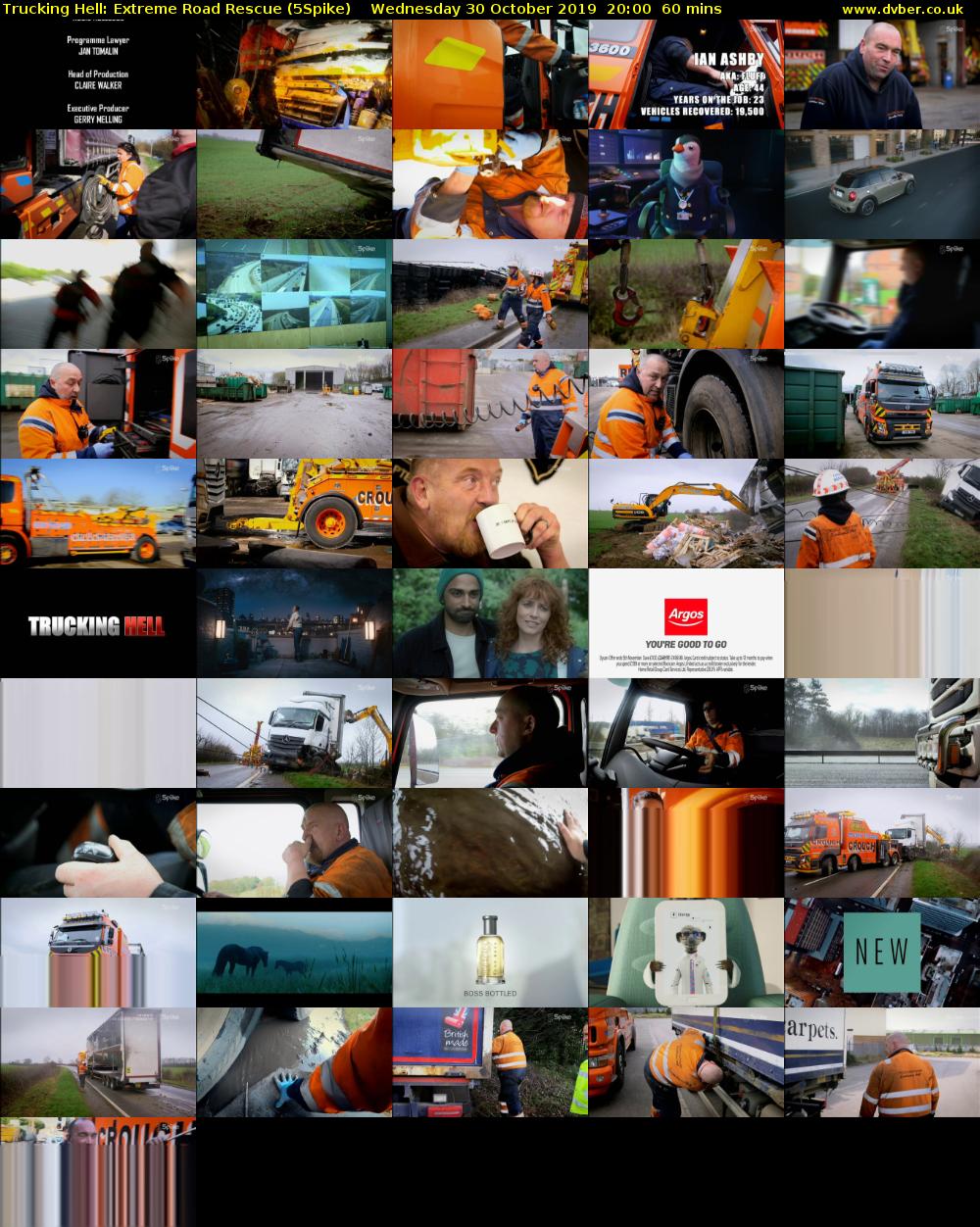 Trucking Hell: Extreme Road Rescue (5Spike) Wednesday 30 October 2019 20:00 - 21:00